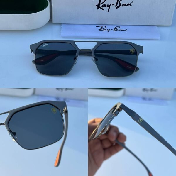 First Copy Rayban 04 Grey Black Sunglasses