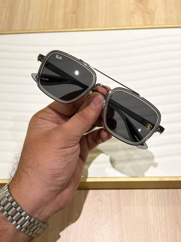 First Copy Rayban 06 Grey Black Sunglasses