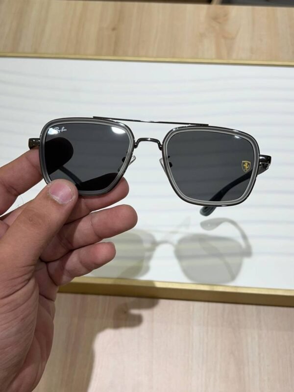 First Copy Rayban 06 Grey Black Sunglasses