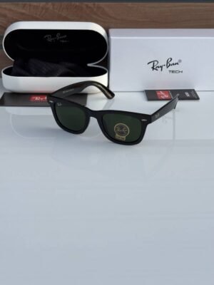 First Copy Ray Ban 2140 Wayfarer Black Green Men’s Sunglasses Glass Quality