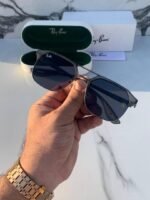 First Copy Rayban 04 Lite Grey Black Sunglasses