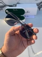 First Copy Rayban 04 Lite Grey Black Sunglasses