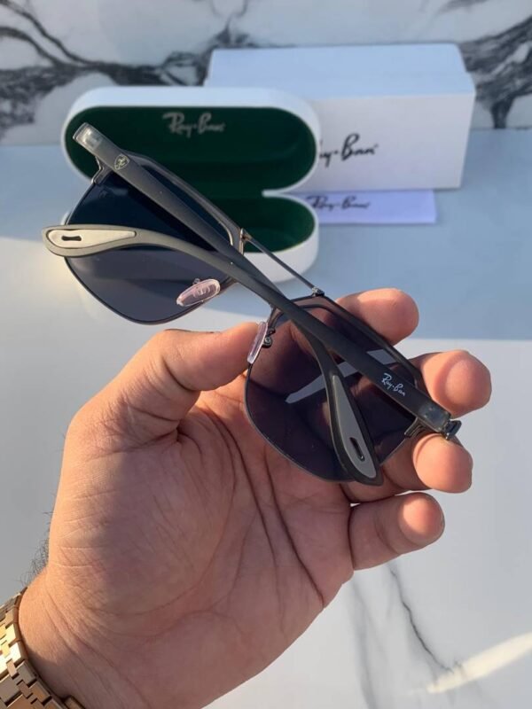 First Copy Rayban 04 Lite Grey Black Sunglasses