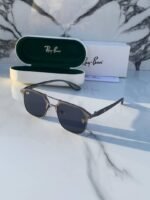 First Copy Rayban 04 Lite Grey Black Sunglasses