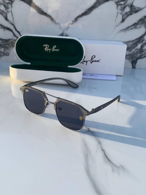 First Copy Rayban 04 Lite Grey Black Sunglasses