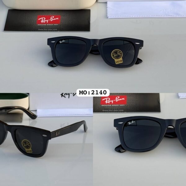 First Copy Ray Ban 2140 Wayfarer Black Shining Men’s Sunglasses