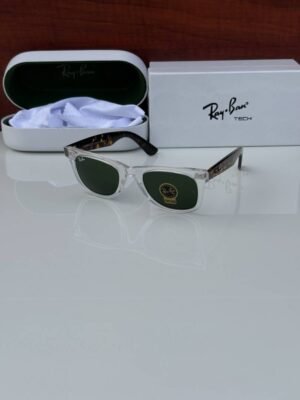 First Copy Ray Ban 2140 Wayfarer Slant Transparent Green Men’s Sunglasses