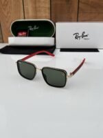 First Copy Rayban 8840 Gold Green Sunglasses