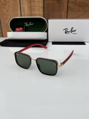 First Copy Rayban 8840 Gold Green Sunglasses
