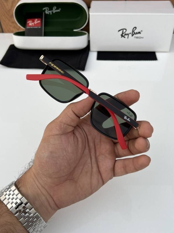 First Copy Rayban 8840 Gold Green Sunglasses