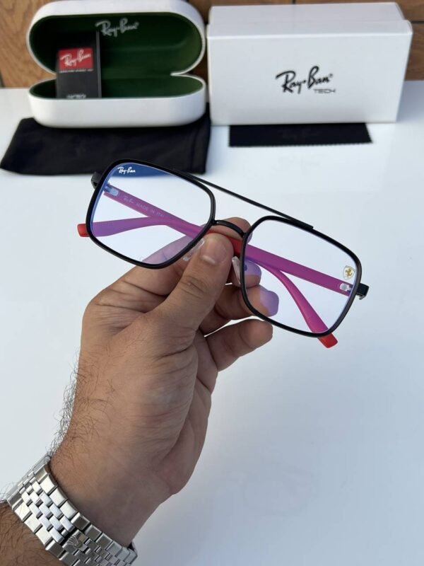 First Copy Rayban 8830 Black Plano Sunglasses