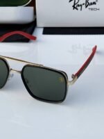 First Copy RayBan 8830 Gold Green Sunglasses