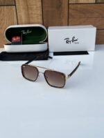 First Copy RayBan 8830 Gold Brown Tiger Sunglasses