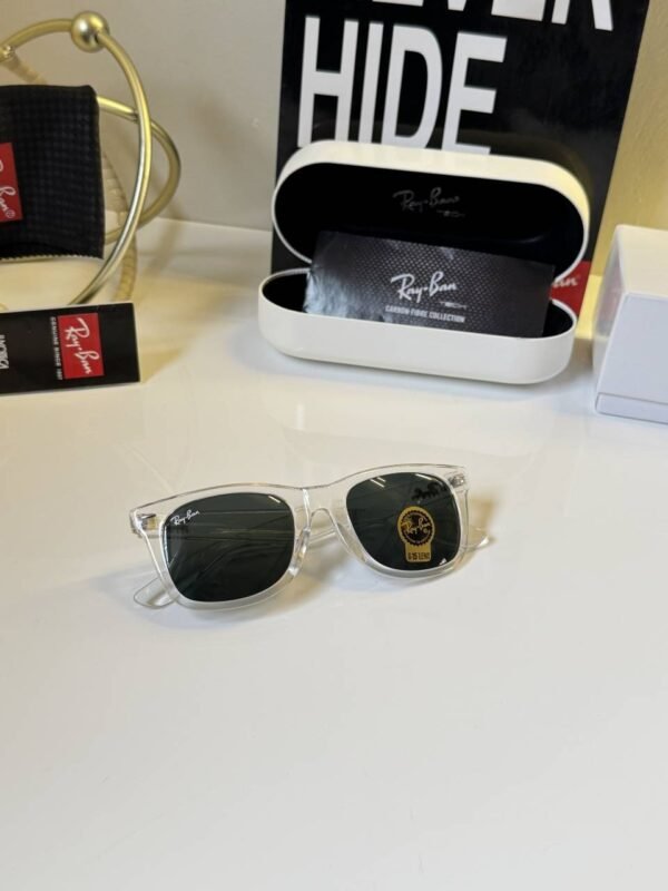 First Copy Ray Ban 2140 Wayfarer White Green Men’s Sunglasses Glass Quality