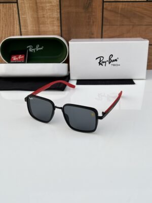 First Copy RayBan 8840 Black Red Sunglasses