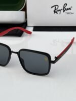 First Copy RayBan 8840 Black Red Sunglasses