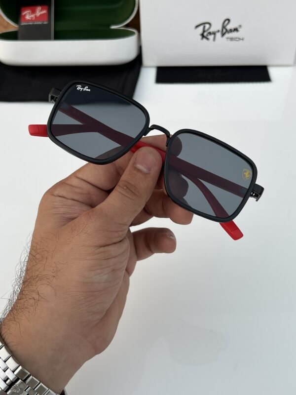 First Copy RayBan 8840 Black Red Sunglasses