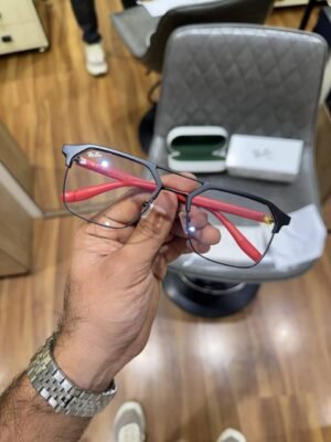 First Copy RayBan 04 Ferrari Black Plano Sunglasses