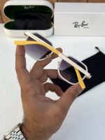 First Copy RayBan 8810 Gold Yellow Sunglasses