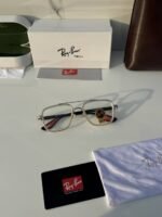 First Copy RayBan 06 White Black Sunglasses