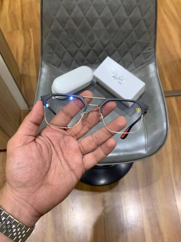 First Copy RayBan 04 Gold Plano Sunglasses
