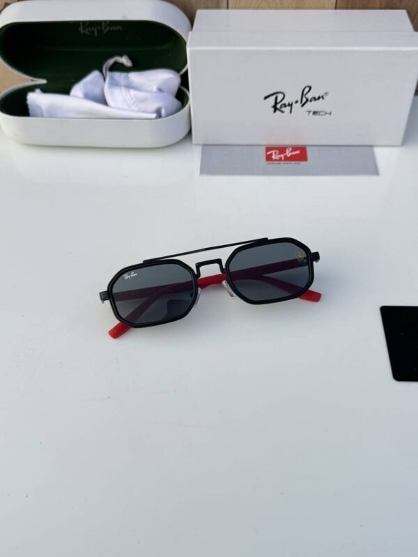 First Copy RayBan 7328 Black Red Sunglasses