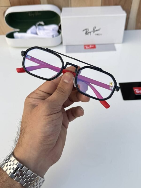 First Copy RayBan 7328 Black Plano Sunglasses