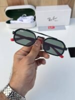 First Copy RayBan 7328 Black Green Sunglasses