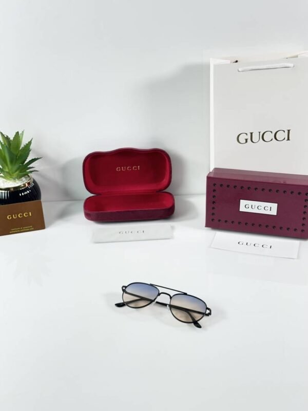 First Copy Gucci 1091 Black Blue DC Sunglasses