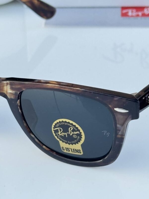 First Copy RayBan 2140 Wooden Black Sunglasses