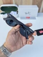 First Copy RayBan 2140 Wooden Black Sunglasses