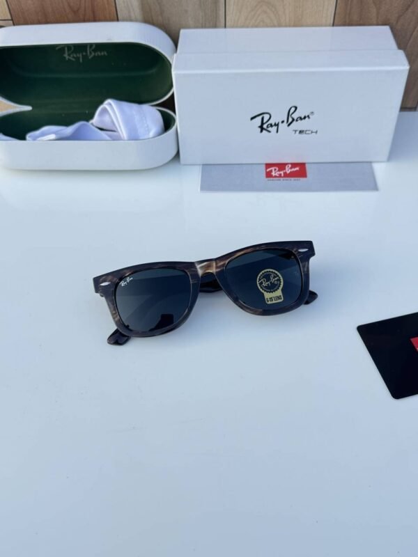 First Copy RayBan 2140 Wooden Black Sunglasses