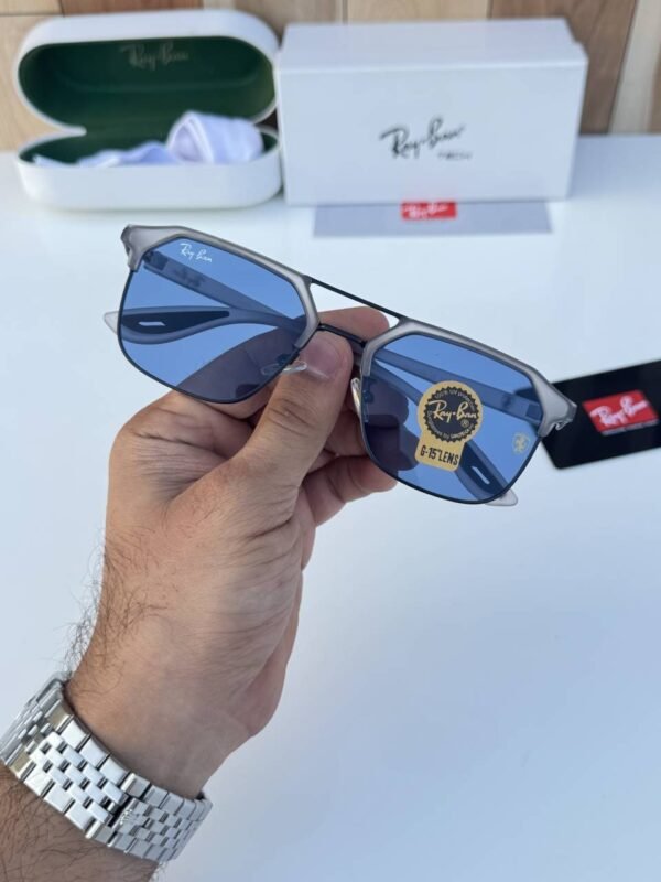 First Copy RayBan 04 Grey Blue Sunglasses