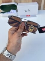 First Copy RayBan 04 Grey Brown Sunglasses