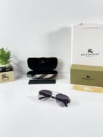 First Copy Burberry 5086 Silver Black DC Sunglasses