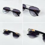 First Copy Burberry 5086 Silver Black DC Sunglasses