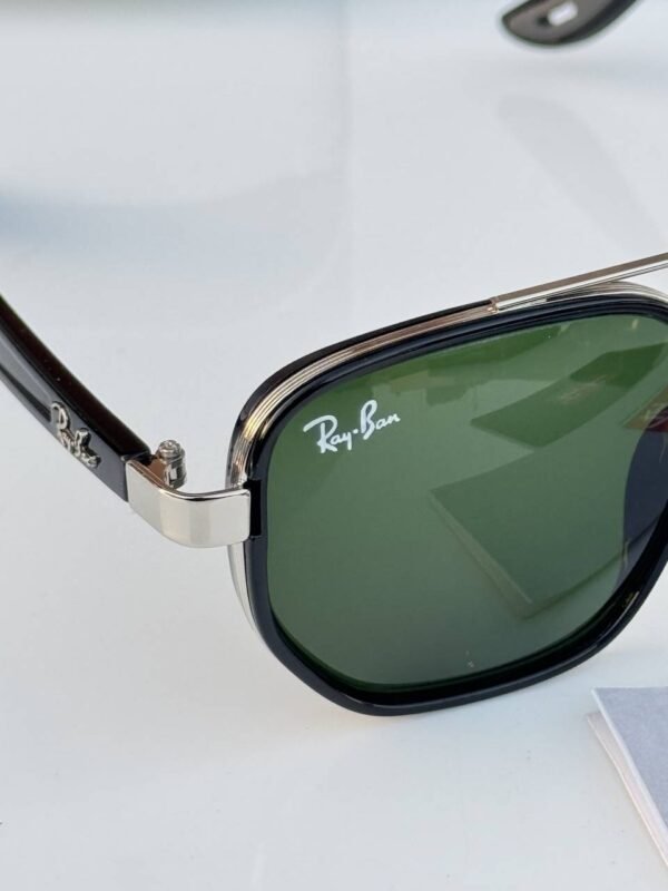 First Copy RayBan 30165 Silver Green Sunglasses