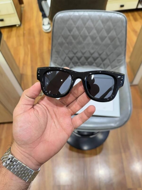 First Copy RayBan4940 Puffer Black Sunglasses