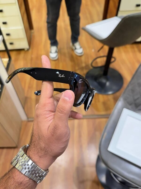 First Copy RayBan4940 Puffer Black Sunglasses