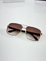 First Copy Gucci 2005 Gold Brown Sunglasses