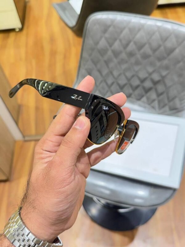 First Copy RayBan 316 Mega Clubmaster Black Gold Sunglasses