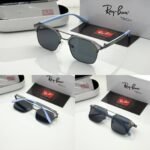 First Copy RayBan 04 Grey Black Sunglasses