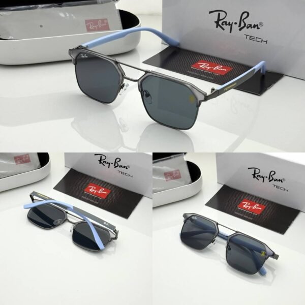 First Copy RayBan 04 Grey Black Sunglasses