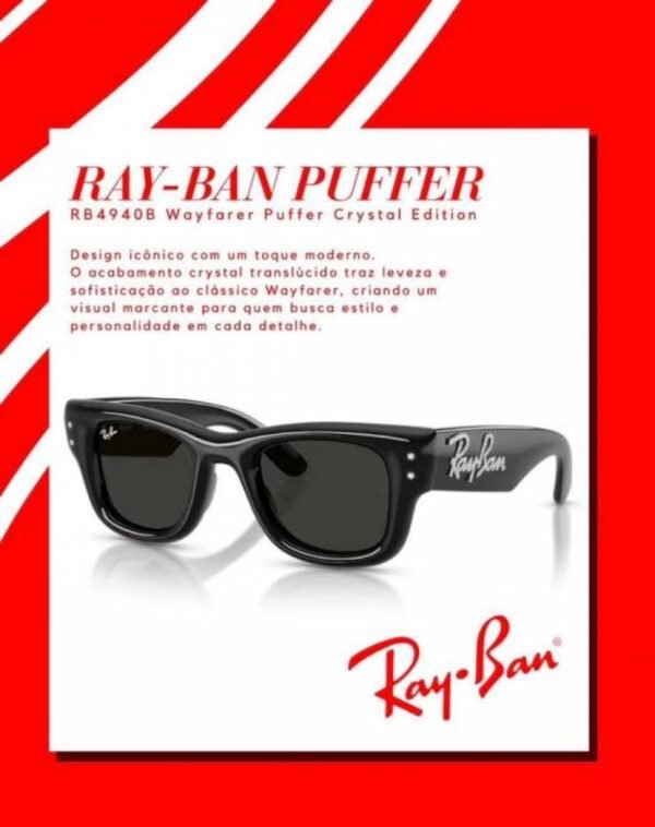 First Copy RayBan 4940 Puffer Diamond Sunglasses