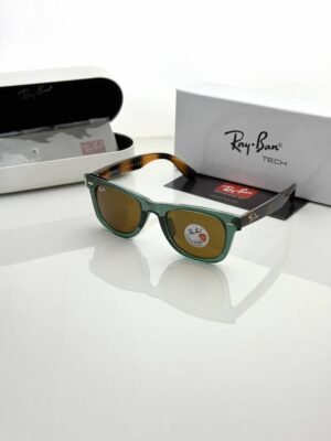 First Copy RayBan 2140 Tiger Green Brown Sunglasses