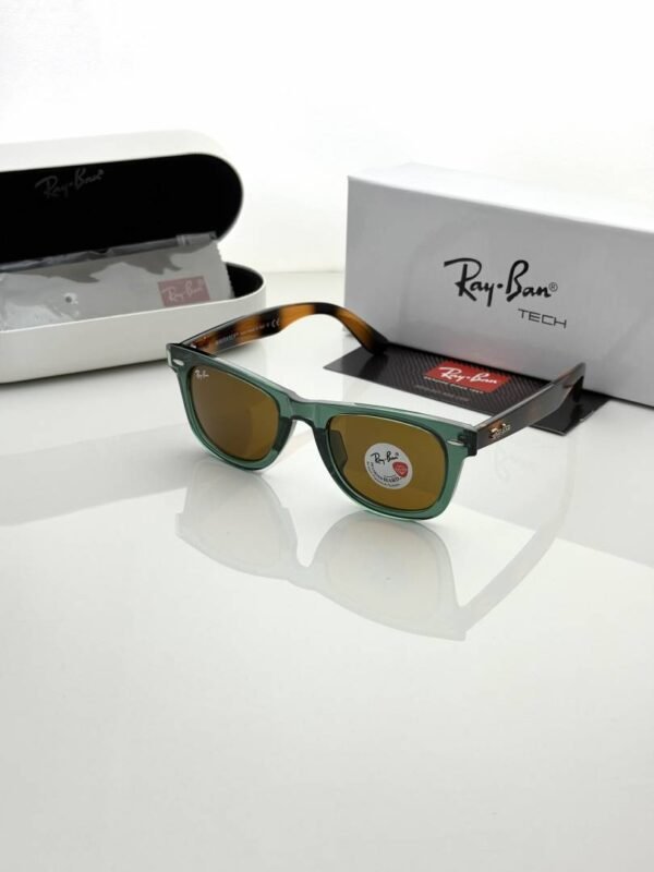 First Copy RayBan 2140 Tiger Green Brown Sunglasses