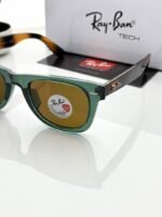 First Copy RayBan 2140 Tiger Green Brown Sunglasses