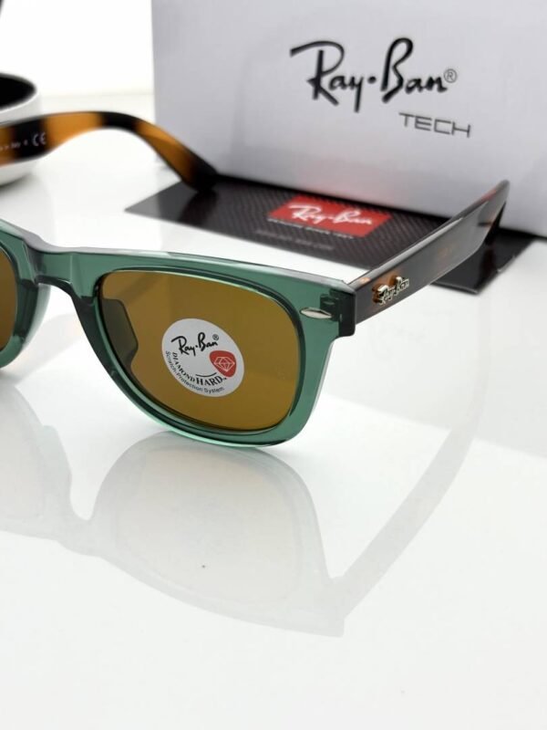First Copy RayBan 2140 Tiger Green Brown Sunglasses