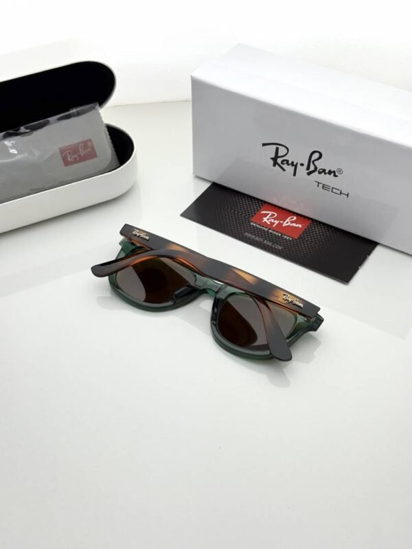 First Copy RayBan 2140 Tiger Green Brown Sunglasses