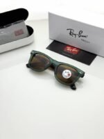 First Copy RayBan 2140 Tiger Green Brown Sunglasses